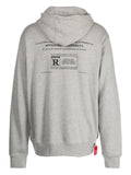 Mostly Heard Rarely Seen 8-Bit Say Hello To My Little Friend graphic-print cotton hoodie