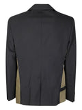 Comme des Garçons Homme Plus patchwork wool blazer