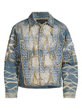 Who Decides War Overlay denim jacket
