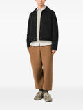 AMI Paris Suede leather jacket with embossed Ami de Coeur
