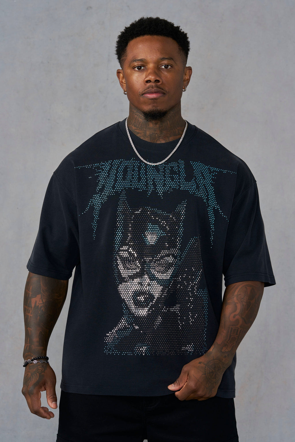 4257 - Batman Rhinestone Tees