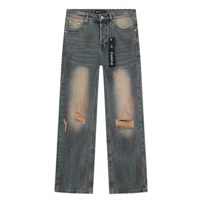 Purple Brand Distressed Blue Jeans