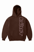 BUTTER WARPED PULLOVER HOODIE Dark Brown